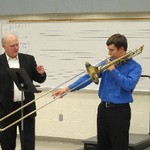 Curtis Olson with Trevor.